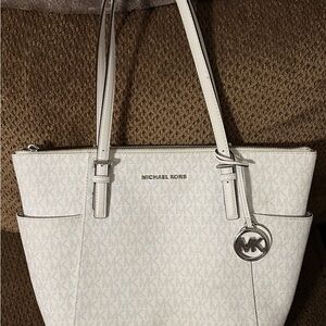 Michael Kors Cream Tote Bag